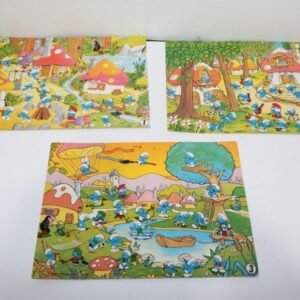 3 Αφίσες Στρουμφάκια από Χαρτόνι