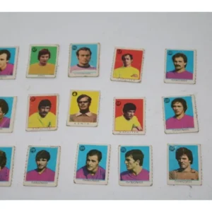 15 Χαρτάκια με Ποδοσφαιριστές από Φυσαρμόνικες