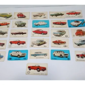 26 Παλιά Χαρτάκια με Αυτοκίνητα