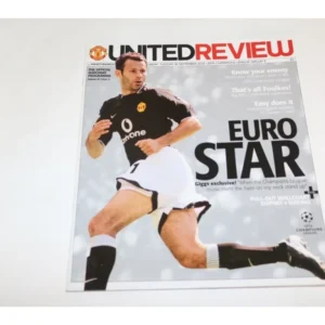 Πρόγραμμα του Αγώνα Μάντσεστερ Γιουνάιτεντ - ΠΑΟ για το Τσάμπιονς Λιγκ (16-9-2003)